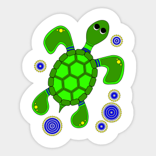 Aboriginal Art - The Turtle Sticker